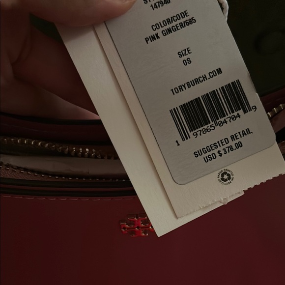 Tory Burch Pink Shoulder Bag Sleek Design - Picture 4 of 4